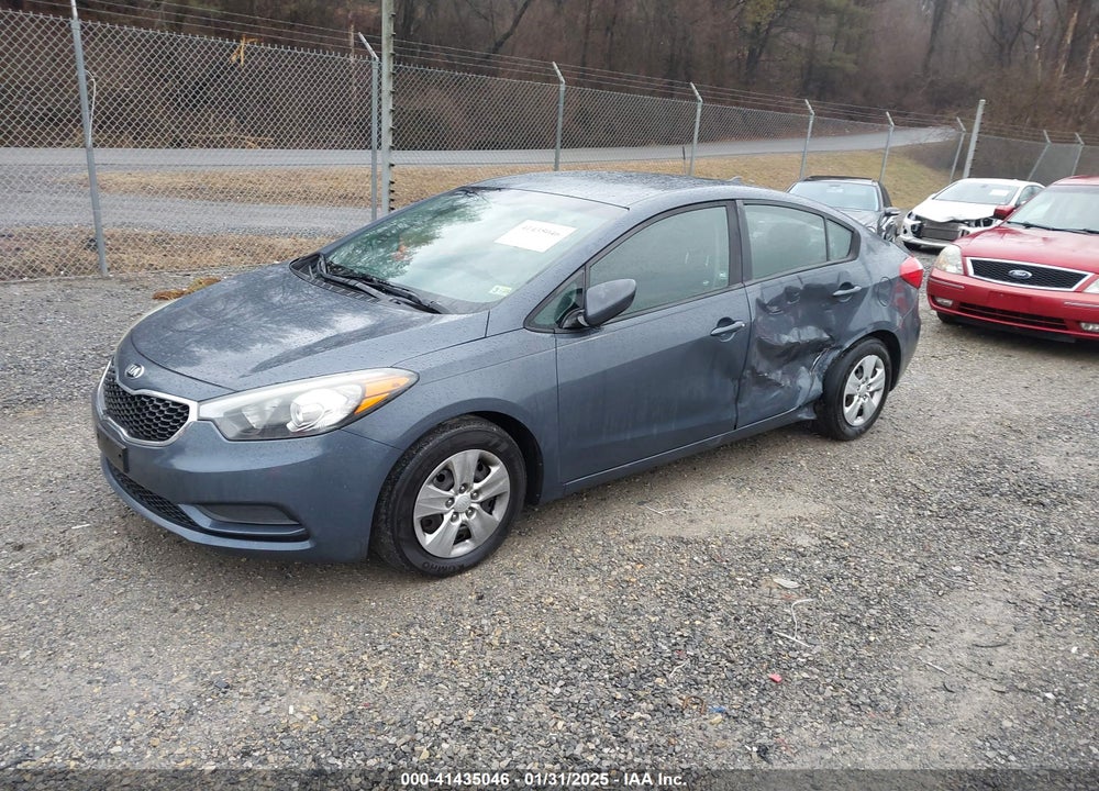2016 KIA FORTE LX VIN: KNAFK4A67G5571154