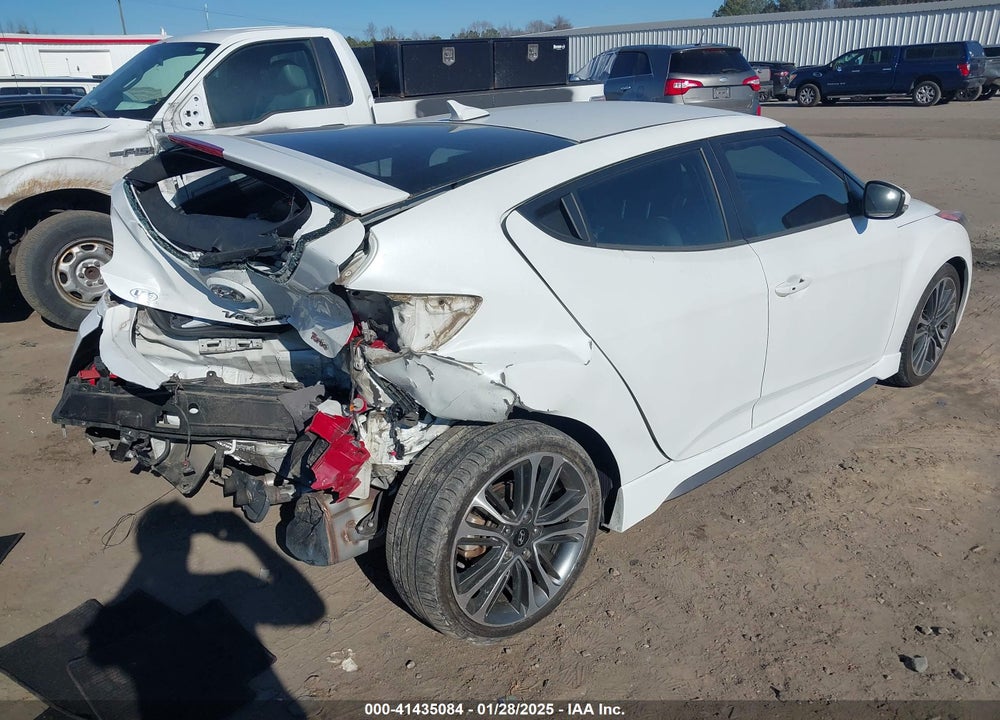 2016 HYUNDAI VELOSTER TURBO VIN: KMHTC6AE4GU297211