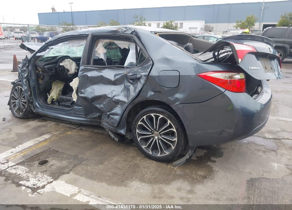 2016 TOYOTA COROLLA VIN: 2T1BURHE8GC570698