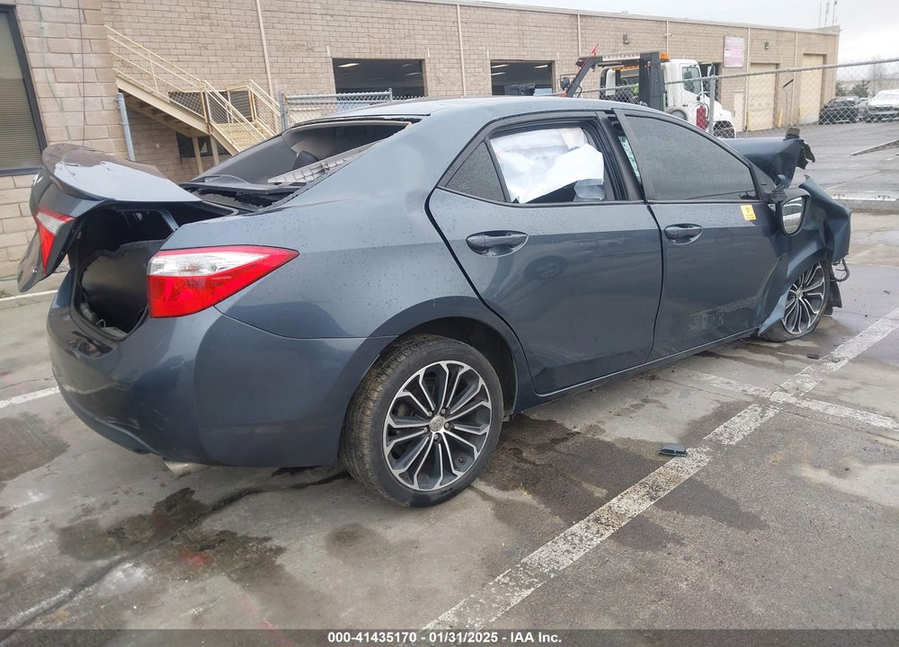 2016 TOYOTA COROLLA VIN: 2T1BURHE8GC570698