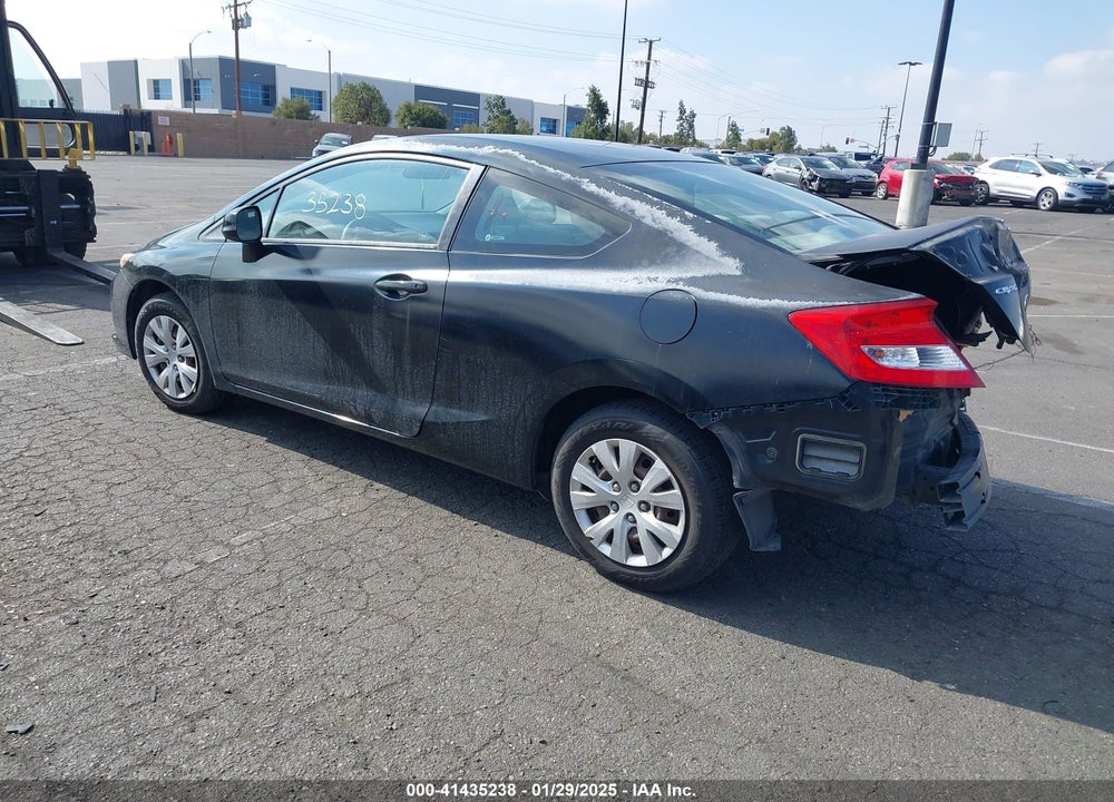 2012 HONDA CIVIC LX VIN: 2HGFG3B54CH535186