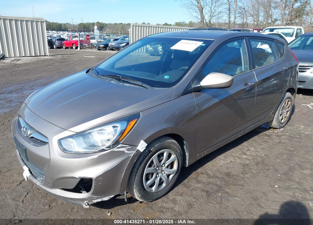 2012 HYUNDAI ACCENT GS VIN: KMHCT5AE0CU001010