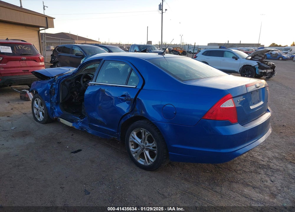 2012 FORD FUSION VIN: 3FAHP0HA3CR418607