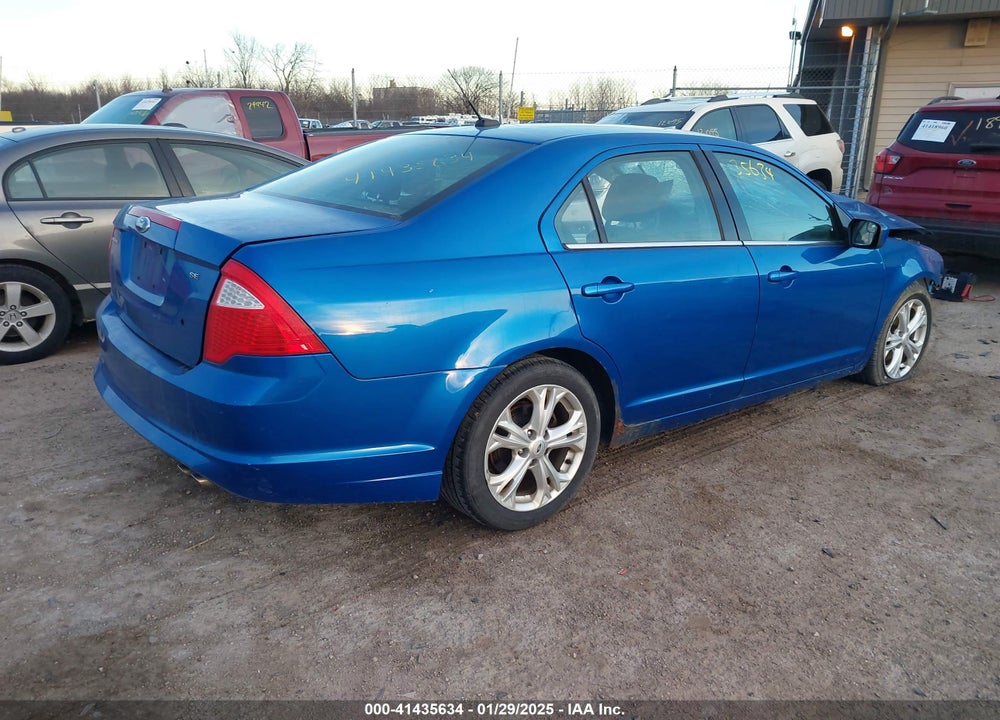 2012 FORD FUSION VIN: 3FAHP0HA3CR418607
