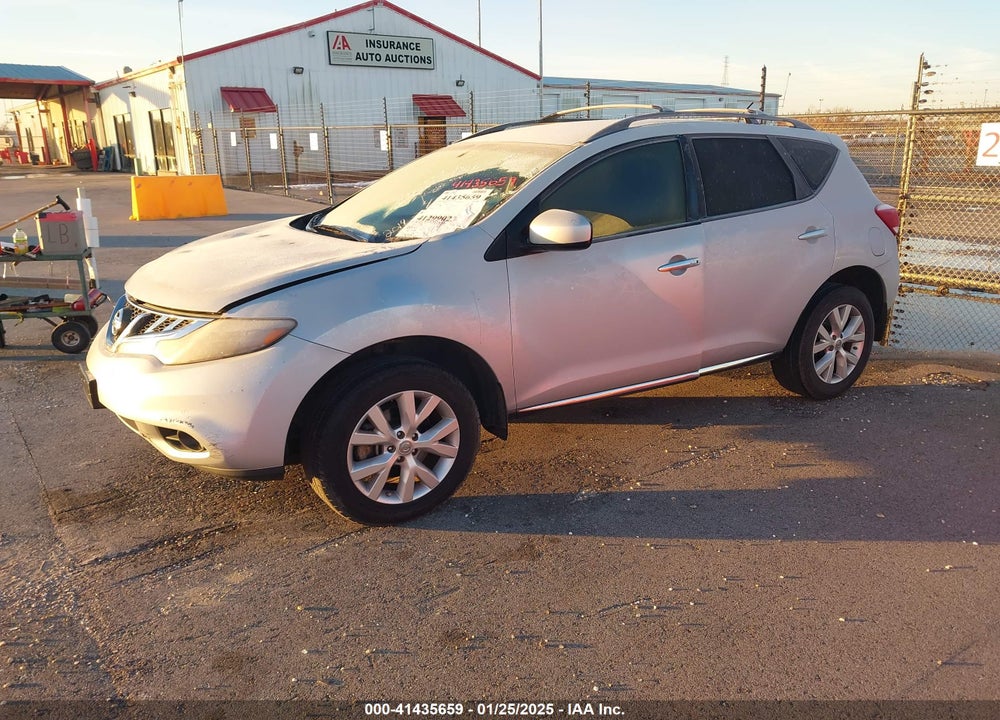 2014 NISSAN MURANO SV VIN: JN8AZ1MUXEW406258