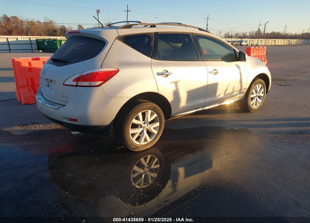 2014 NISSAN MURANO SV VIN: JN8AZ1MUXEW406258