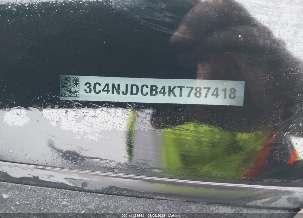 2019 JEEP COMPASS VIN: 3C4NJDCB4KT787418