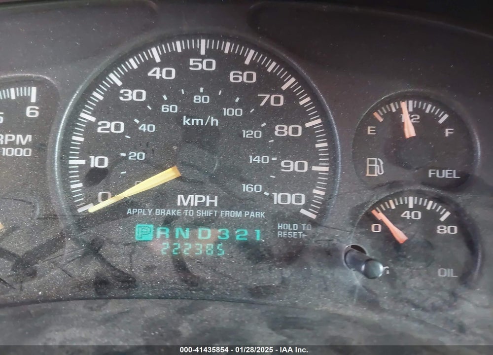 2001 CHEVROLET SILVERADO 1500 LS VIN: 2GCEC19VX11242351