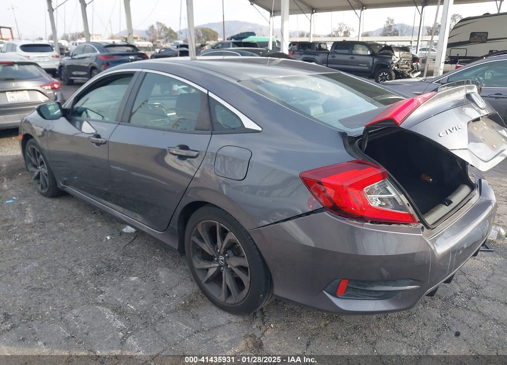 2019 HONDA CIVIC VIN: 2HGFC2F84KH530157