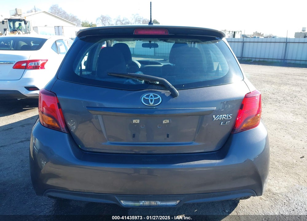 2015 TOYOTA YARIS VIN: VNKKTUD34FA022251