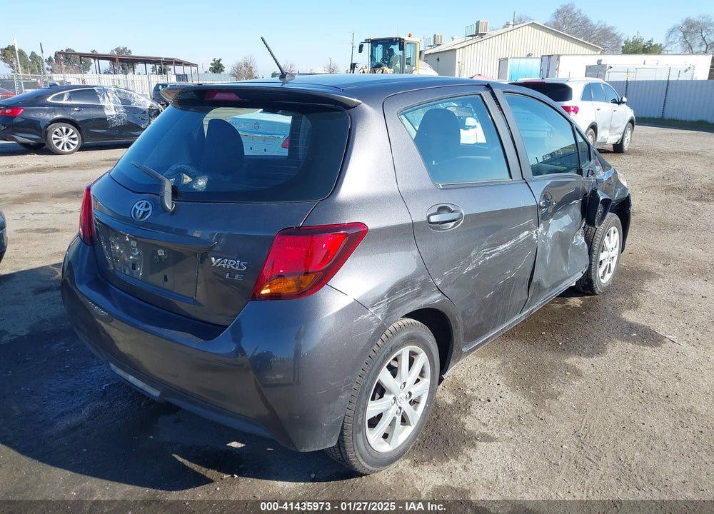 2015 TOYOTA YARIS VIN: VNKKTUD34FA022251