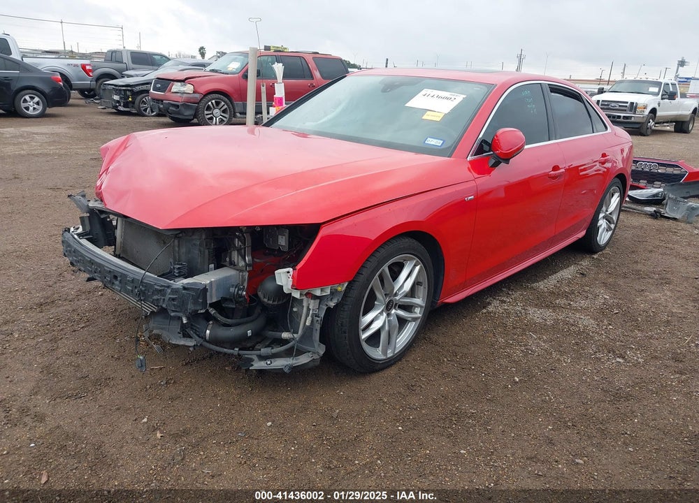 2022 AUDI A4 VIN: WAUEAAF40NN013731