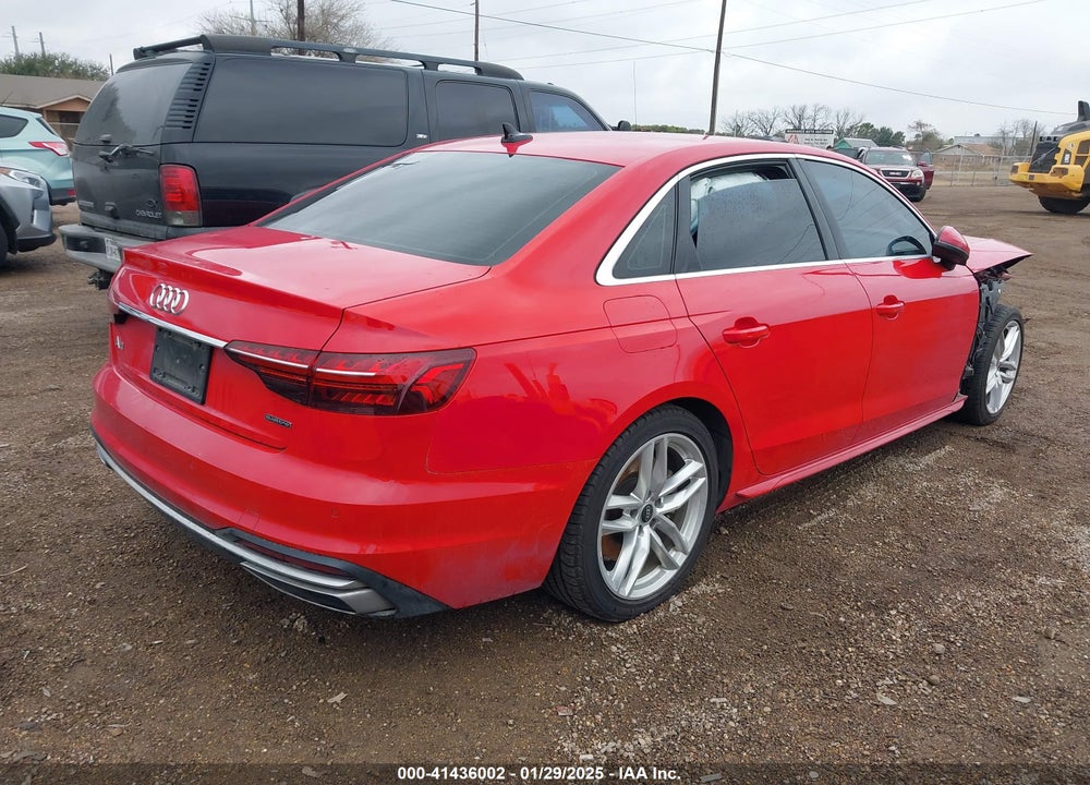 2022 AUDI A4 VIN: WAUEAAF40NN013731