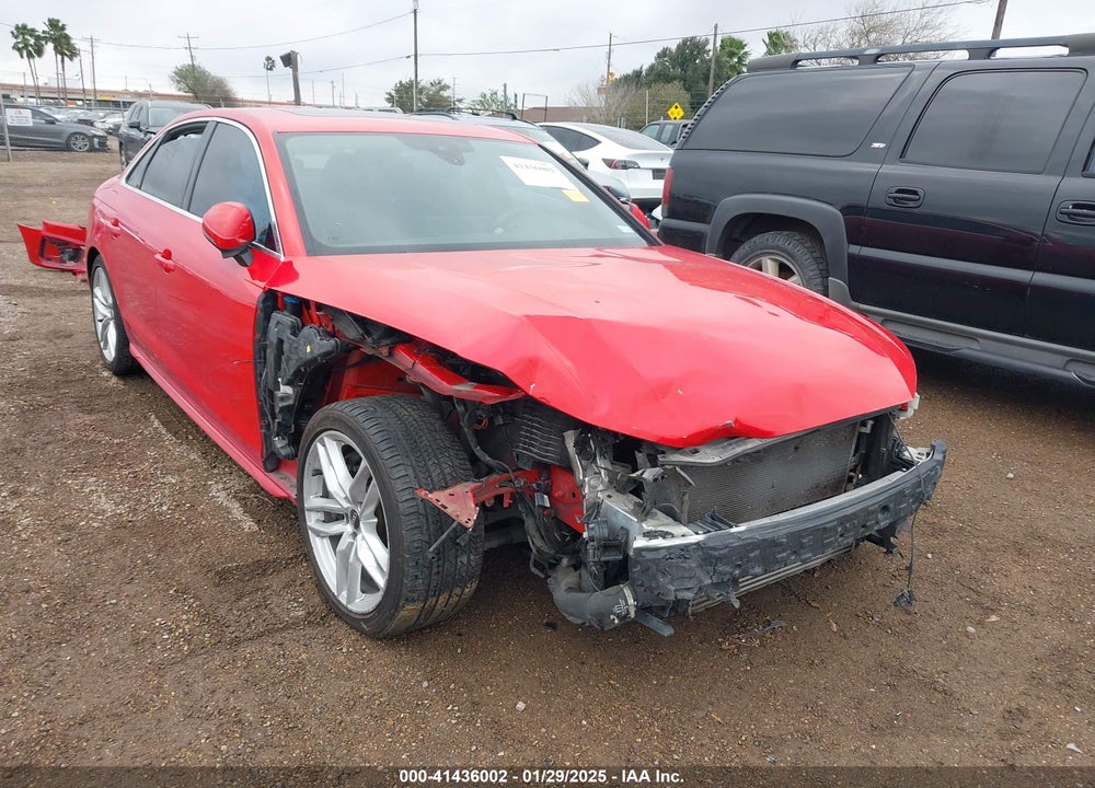 2022 AUDI A4 VIN: WAUEAAF40NN013731