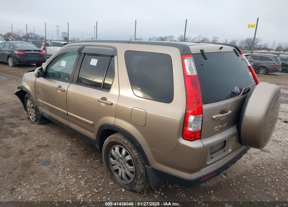 2006 HONDA CR-V SE VIN: SHSRD78956U431556