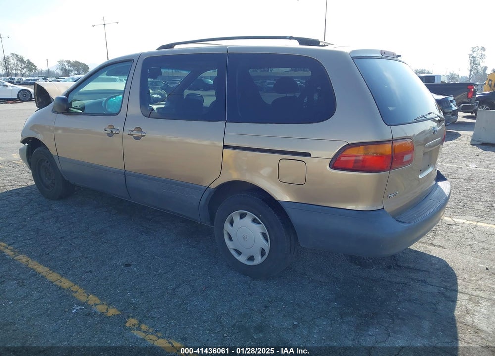 2000 TOYOTA SIENNA LE VIN: 4T3ZF13C2YU175326