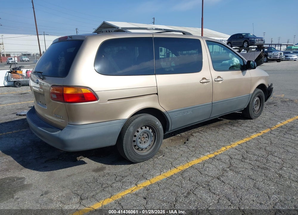 2000 TOYOTA SIENNA LE VIN: 4T3ZF13C2YU175326