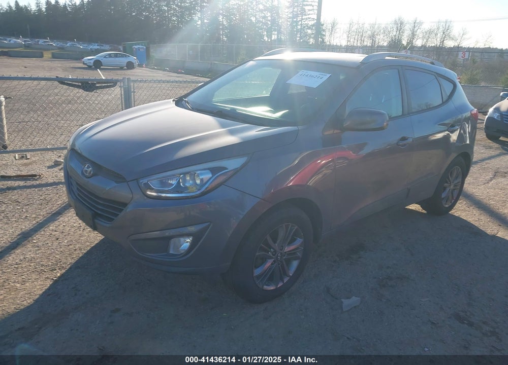 2014 HYUNDAI TUCSON SE VIN: KM8JUCAG1EU808097