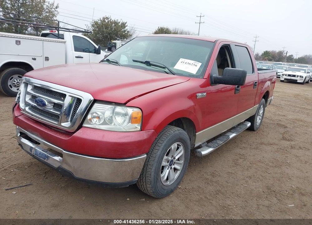 2008 FORD F-150 VIN: 1FTRW12W68FB07107