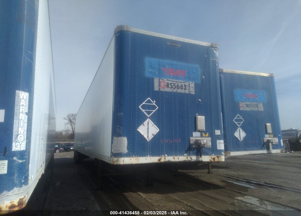 1999 STRICK TRAILERS SEMI TRAILER VIN: 1S12E9537XE445683