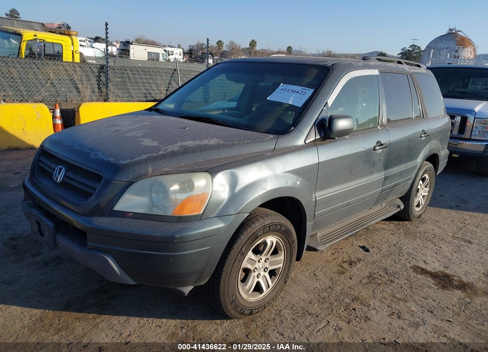 2005 HONDA PILOT EX-L VIN: 5FNYF18595B026502