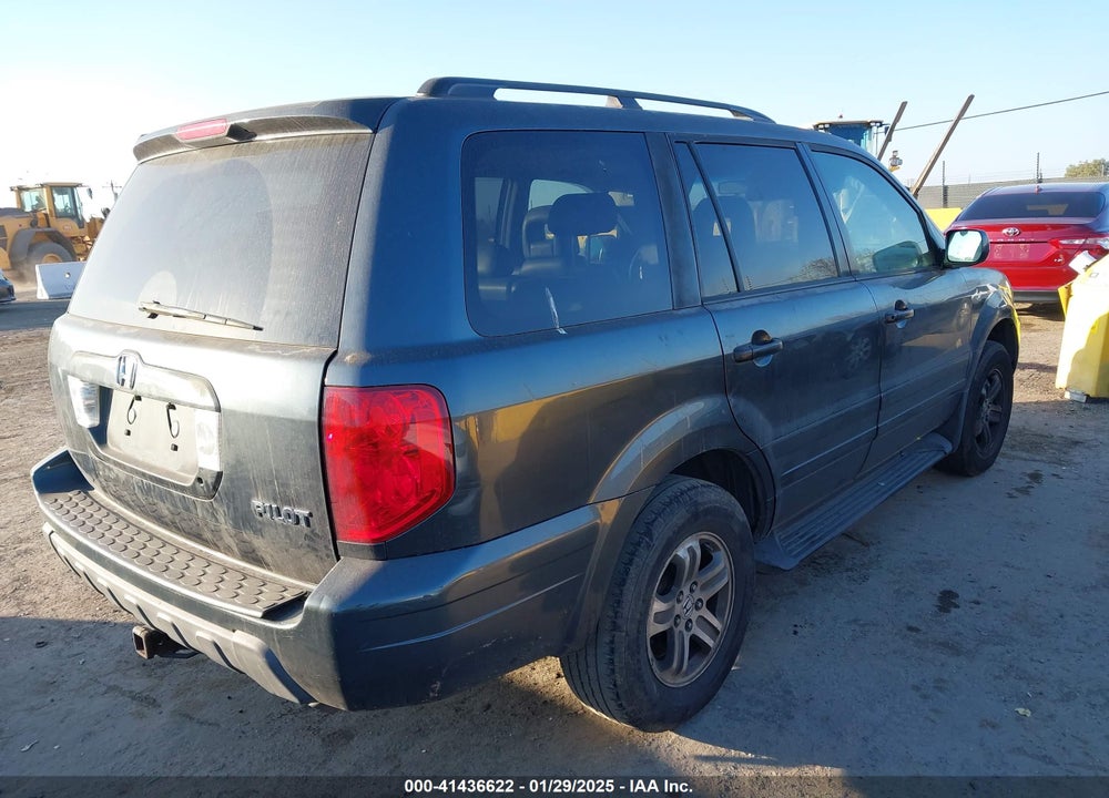 2005 HONDA PILOT EX-L VIN: 5FNYF18595B026502