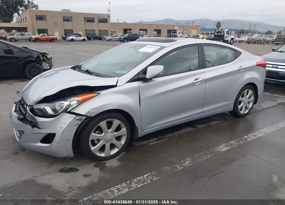 2013 HYUNDAI ELANTRA LIMITED VIN: 5NPDH4AE3DH271722