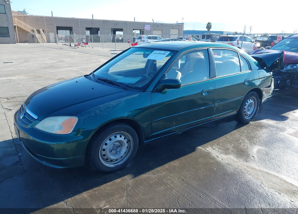 2001 HONDA CIVIC EX VIN: 2HGES26731H512706