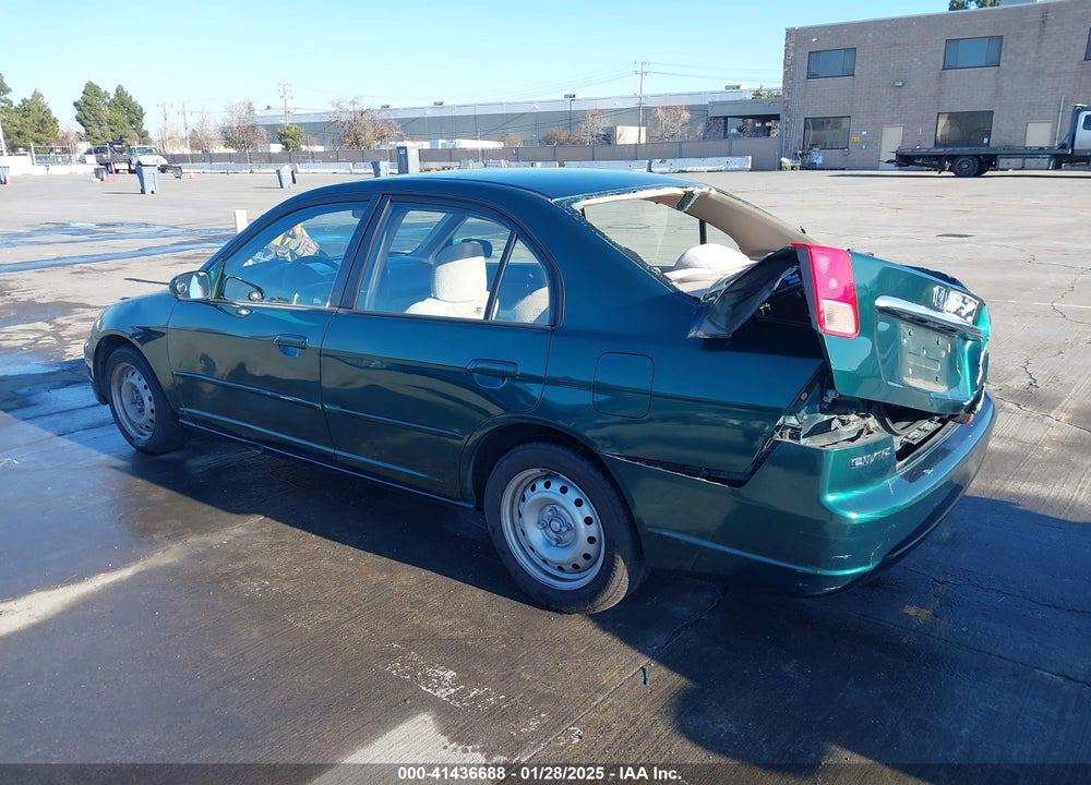 2001 HONDA CIVIC EX VIN: 2HGES26731H512706