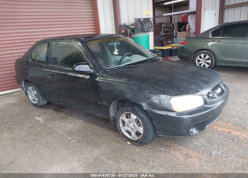 2001 HYUNDAI ACCENT GS VIN: KMHCG35C81U090873