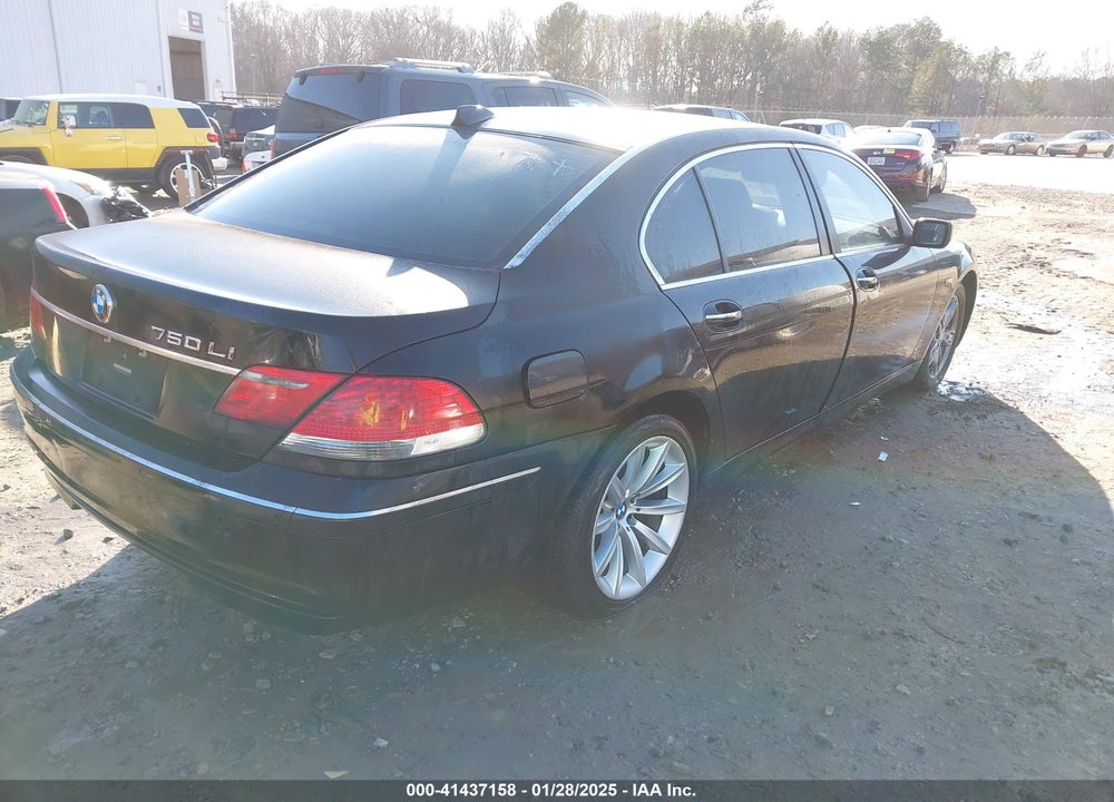 2007 BMW 750LI VIN: WBAHN83507DT76059