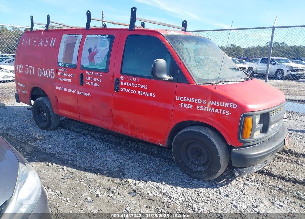 1998 CHEVROLET CHEVY VAN G1500 VIN: 1GCFG15WXW1000552