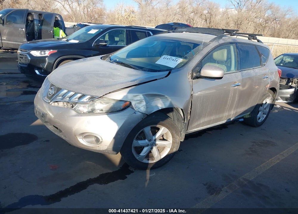 2009 NISSAN MURANO S VIN: JN8AZ18W99W200723