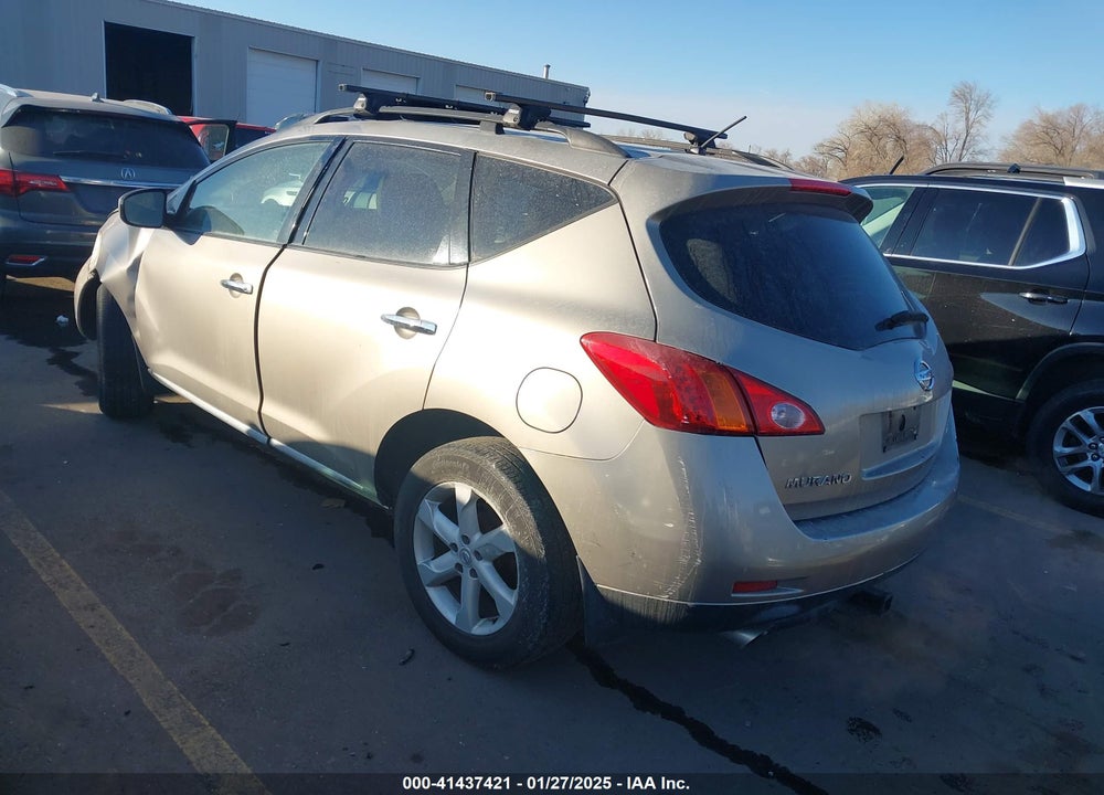 2009 NISSAN MURANO S VIN: JN8AZ18W99W200723