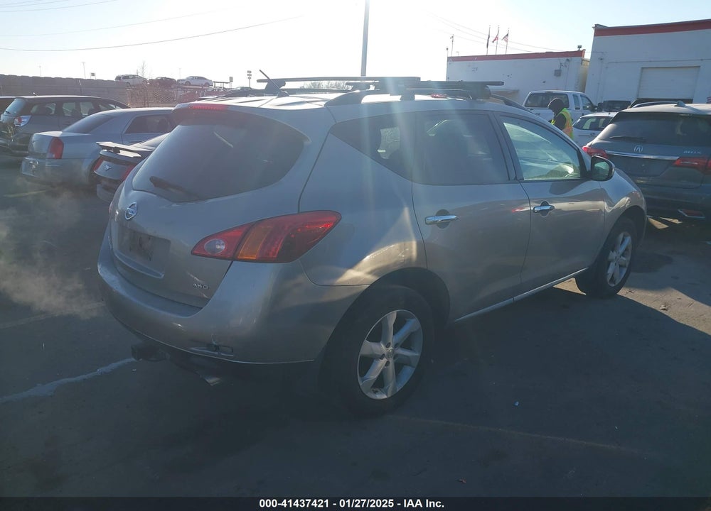 2009 NISSAN MURANO S VIN: JN8AZ18W99W200723