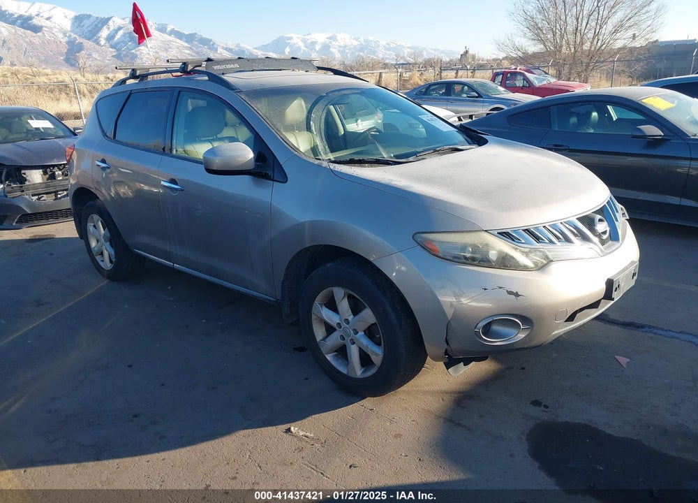 2009 NISSAN MURANO S VIN: JN8AZ18W99W200723