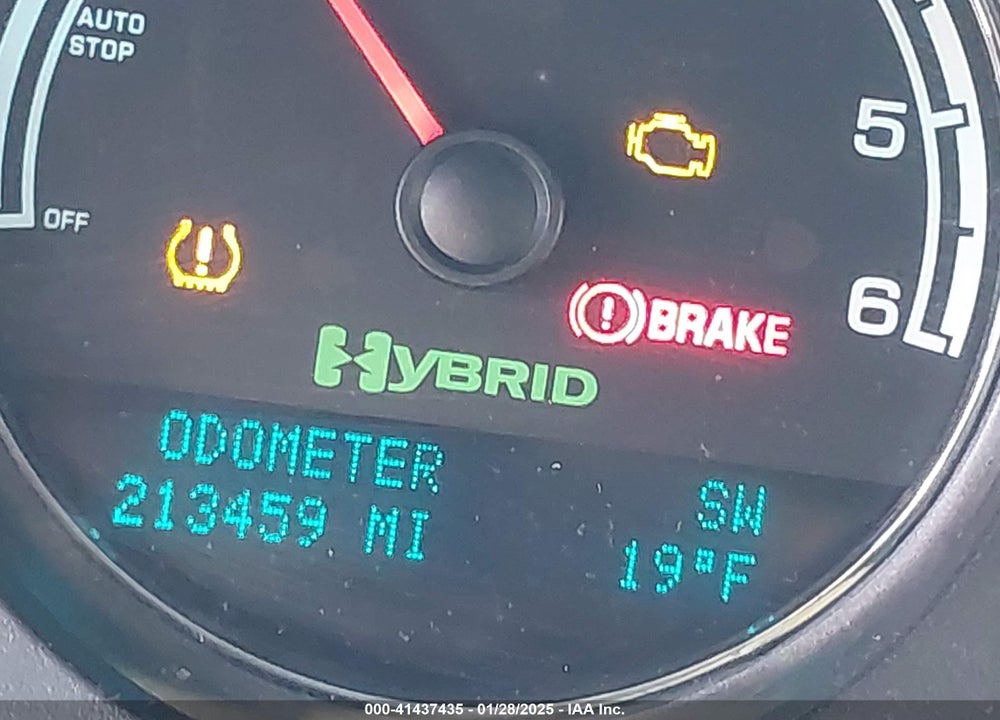 2011 CHEVROLET TAHOE HYBRID VIN: 1GNSKDFJ0BR323366