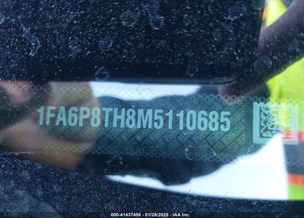 2021 FORD MUSTANG VIN: 1FA6P8TH8M5110685