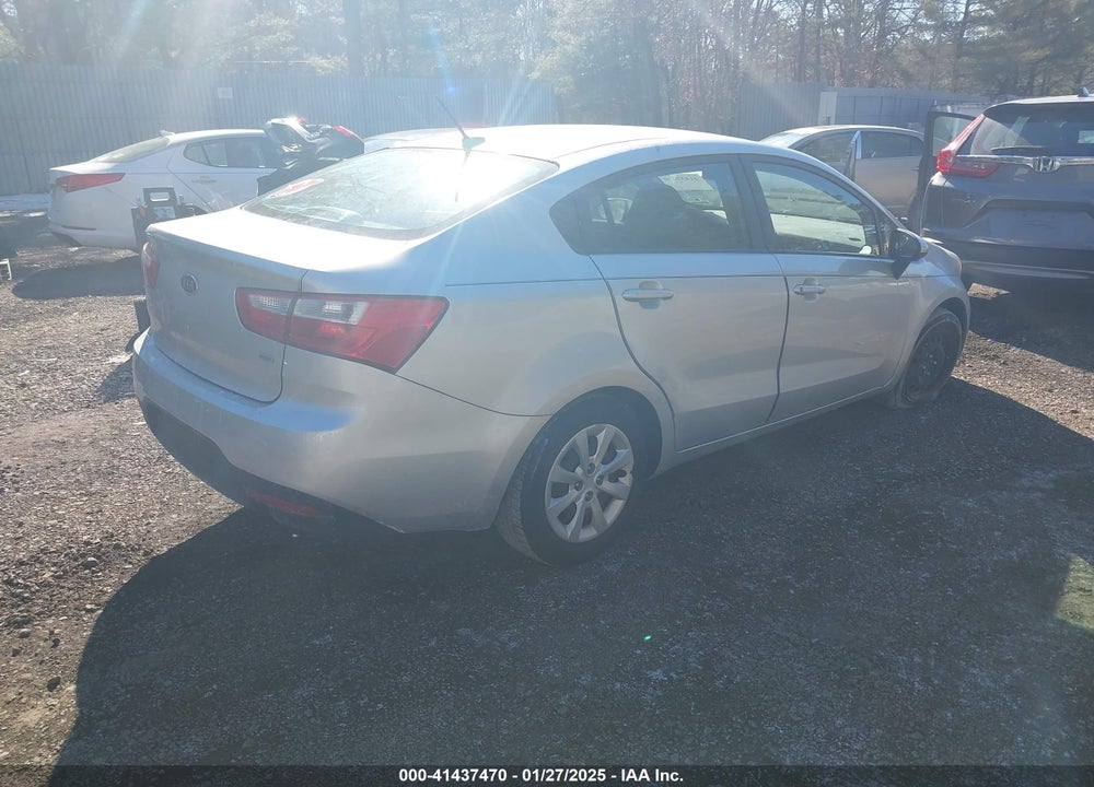 2012 KIA RIO VIN: KNADM4A3XC6049730