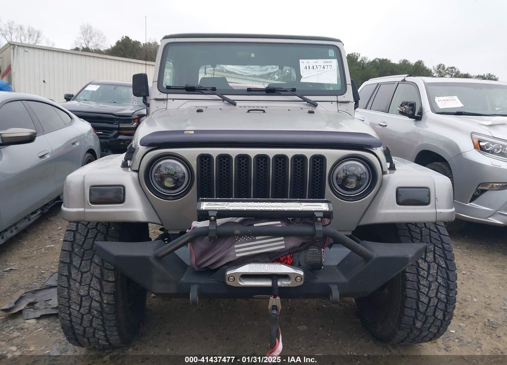 2001 JEEP WRANGLER SPORT VIN: 1J4FA49S71P349677