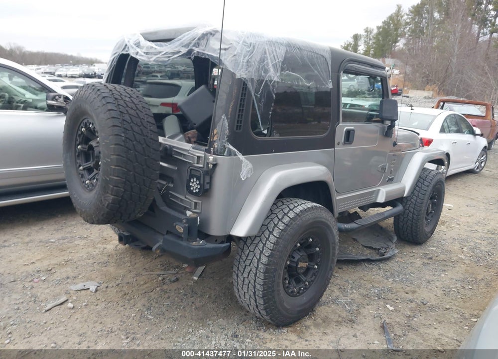 2001 JEEP WRANGLER SPORT VIN: 1J4FA49S71P349677