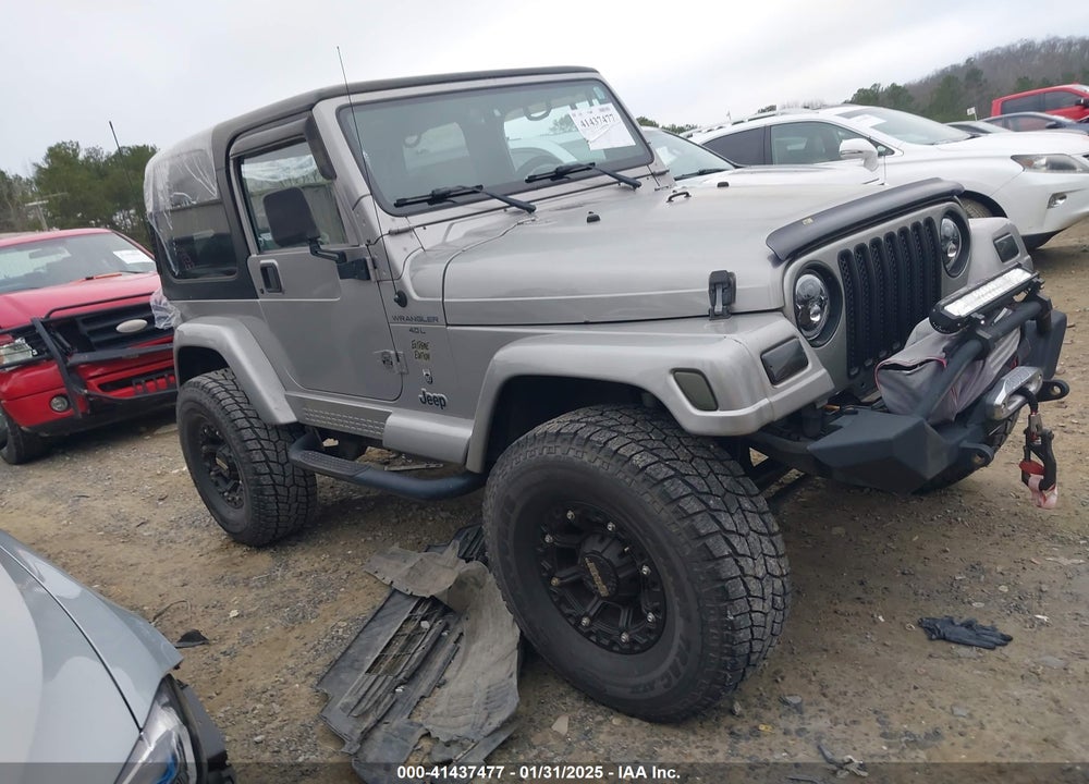 2001 JEEP WRANGLER SPORT VIN: 1J4FA49S71P349677