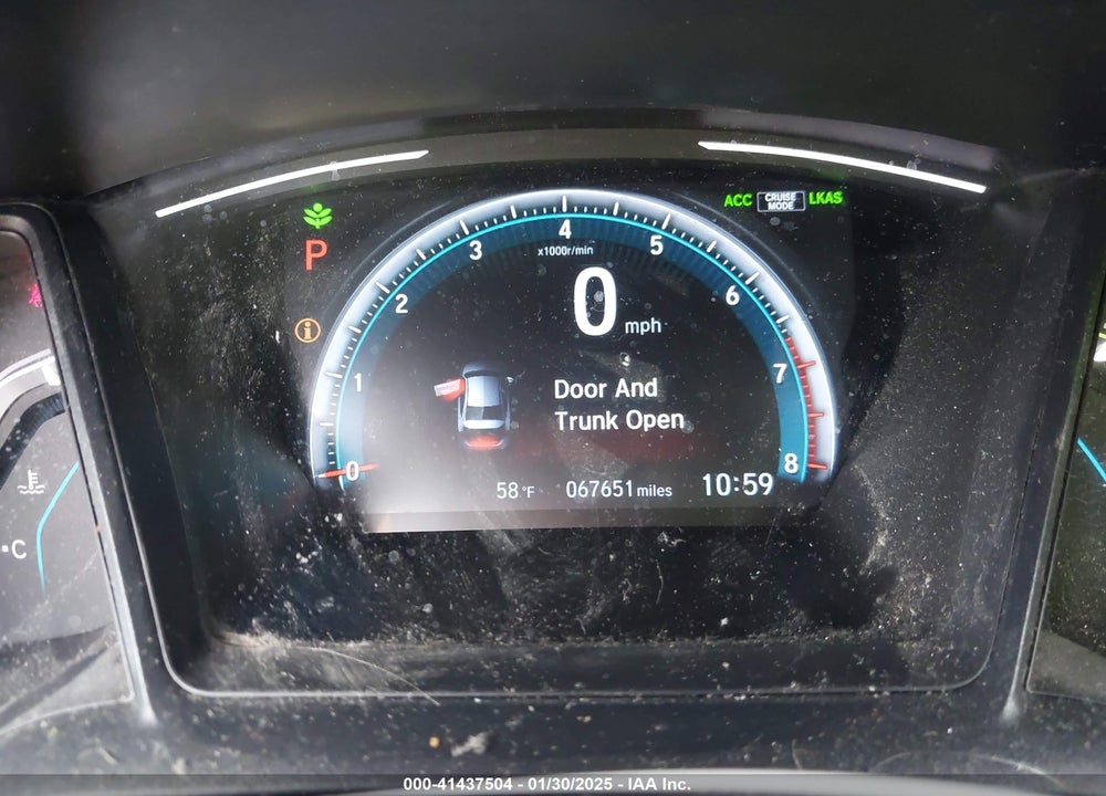 2019 HONDA CIVIC LX VIN: 2HGFC2F66KH564096
