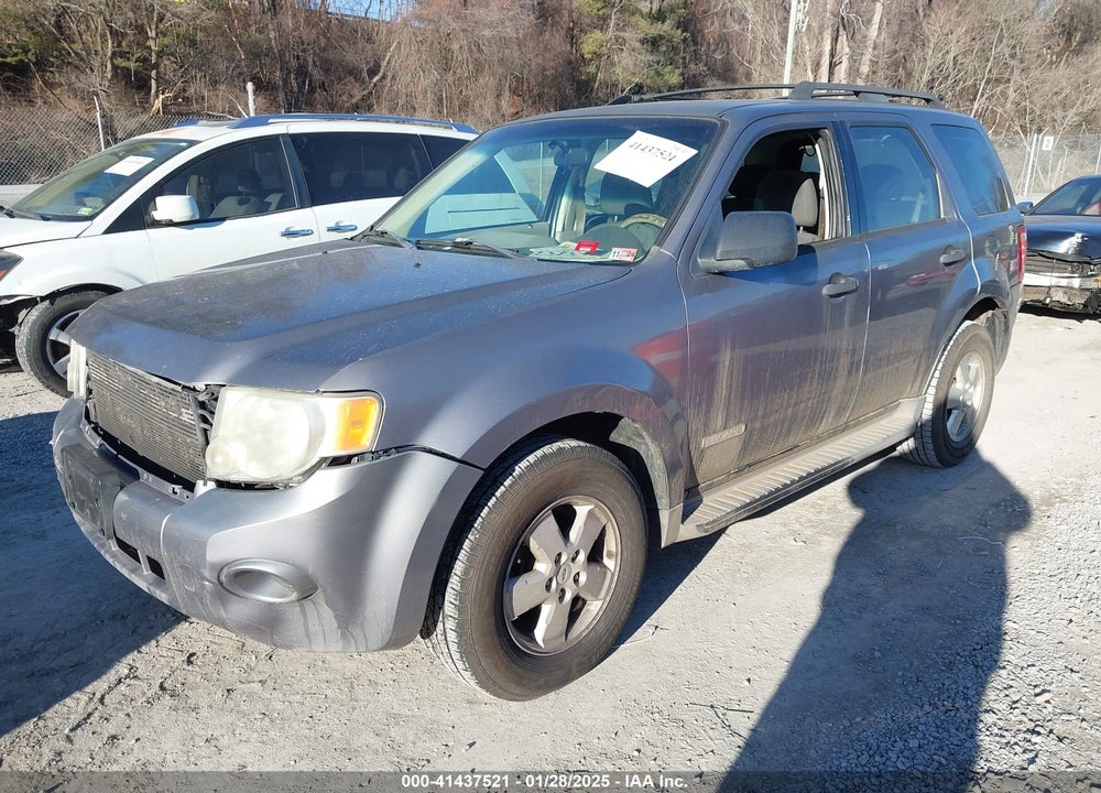 2008 FORD ESCAPE XLS/XLS MANUAL VIN: 1FMCU02Z28KE22229