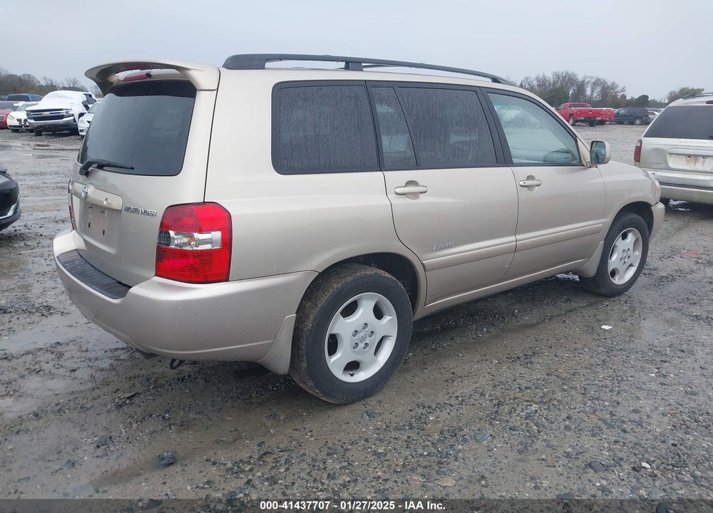 2007 TOYOTA HIGHLANDER LIMITED V6 VIN: JTEDP21A770145896