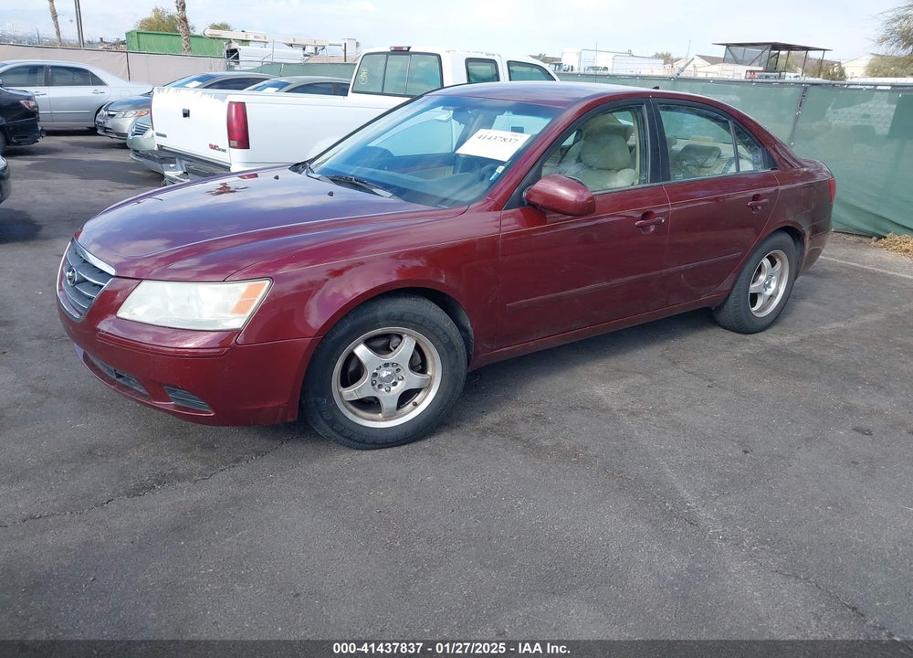 2009 HYUNDAI SONATA GLS VIN: 5NPET46CX9H411945