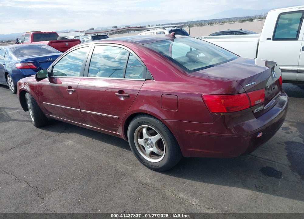 2009 HYUNDAI SONATA GLS VIN: 5NPET46CX9H411945