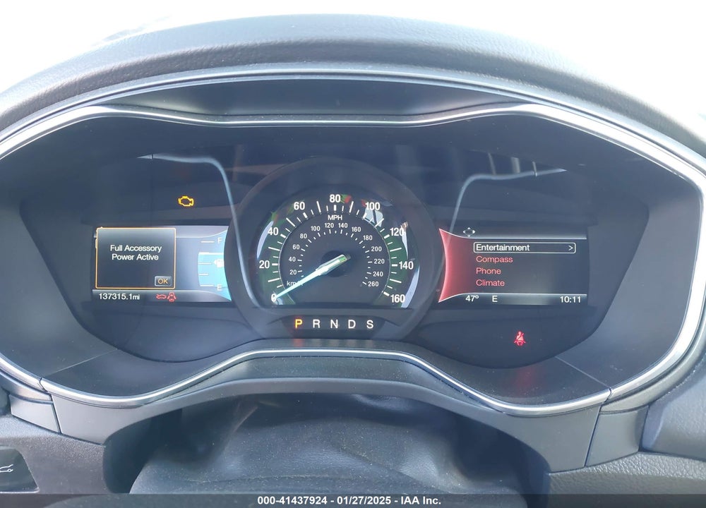 2016 FORD FUSION VIN: 3FA6P0K91GR320235