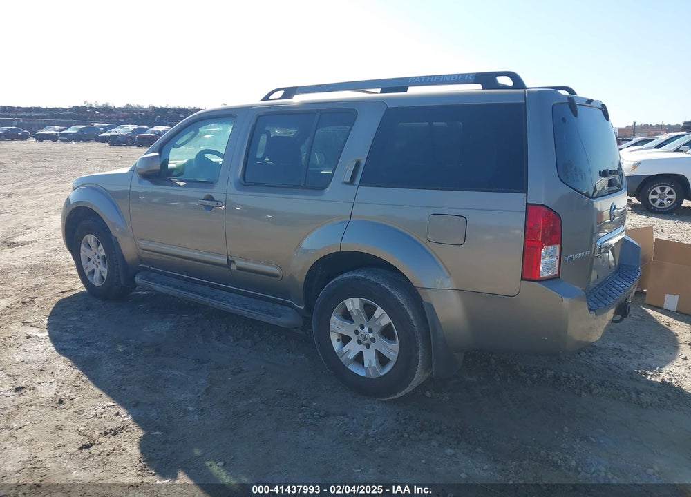 2005 NISSAN PATHFINDER LE VIN: 5N1AR18W05C707500