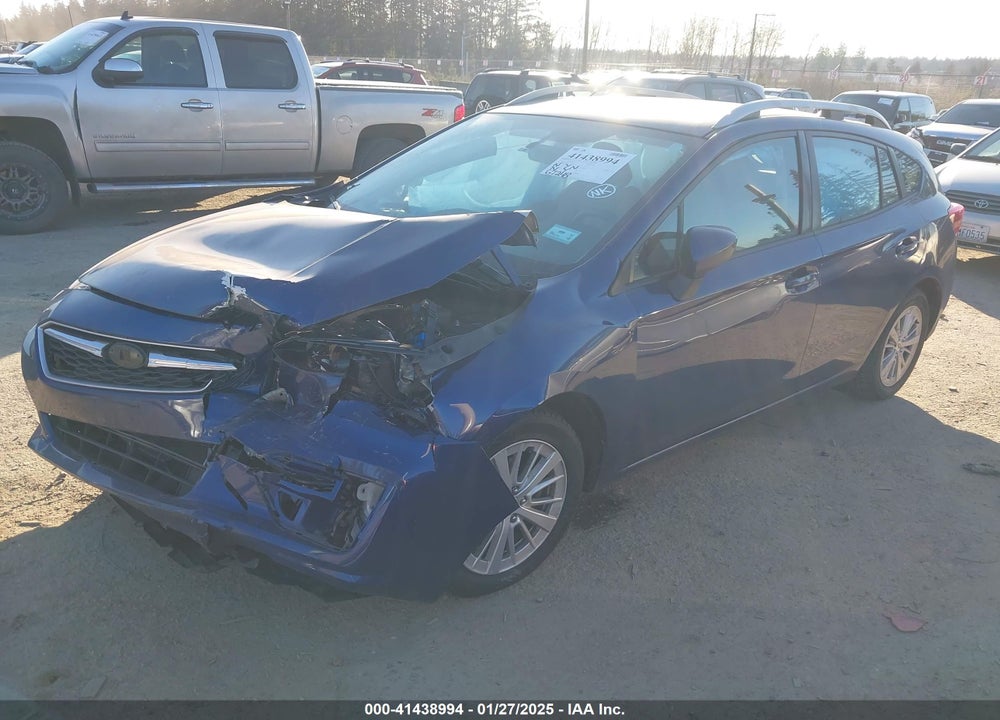 2017 SUBARU IMPREZA VIN: 4S3GTAB6XH3741862